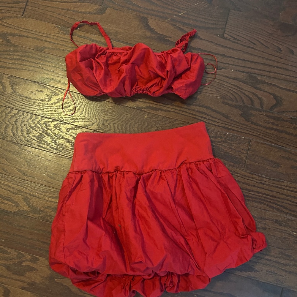 Bubble skirt set